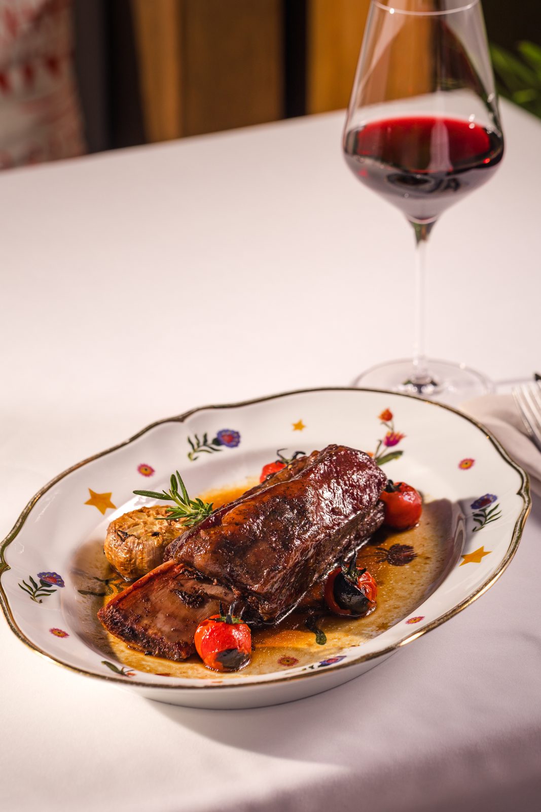 Marbled beef rib