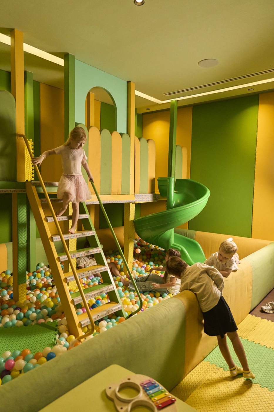 The kids playroom at ETNA