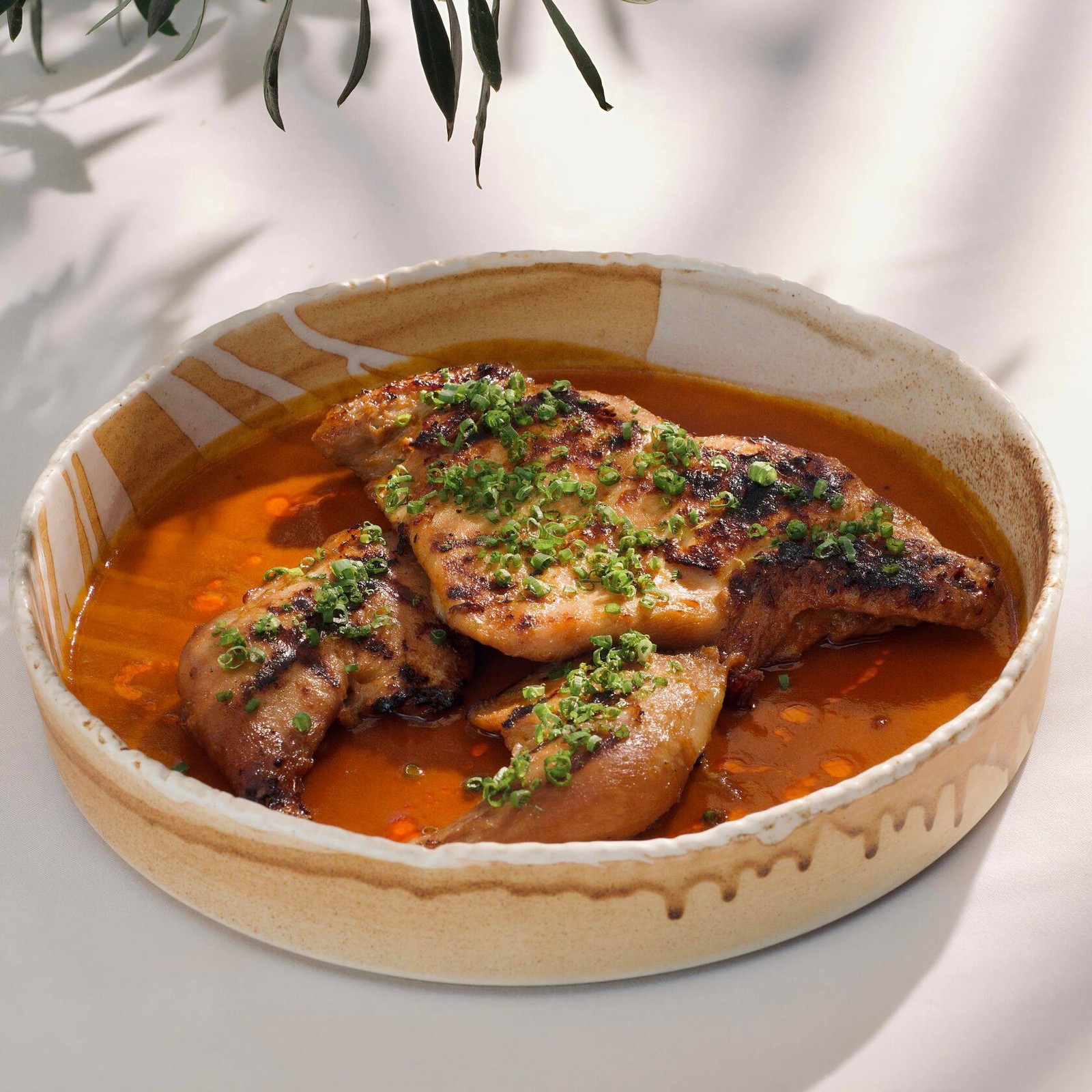 Baby chicken Diavola at ETNA