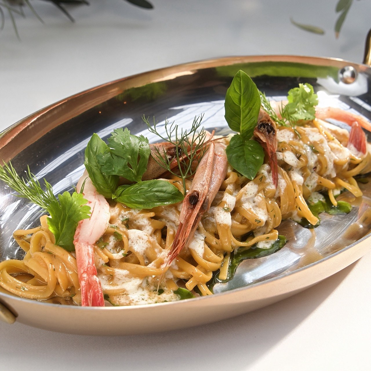 Prawn tagliolini at ETNA
