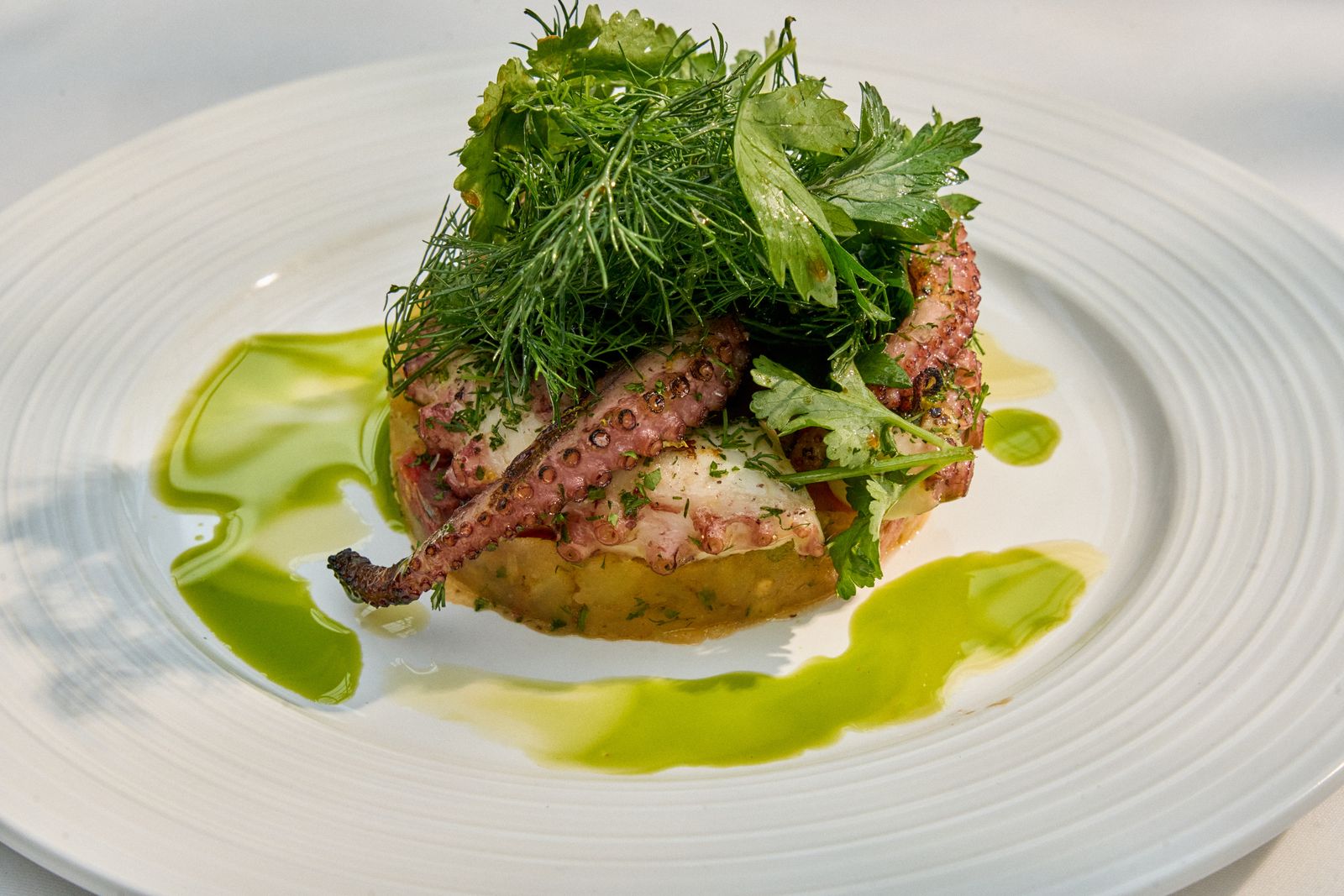 Grilled octopus at ETNA