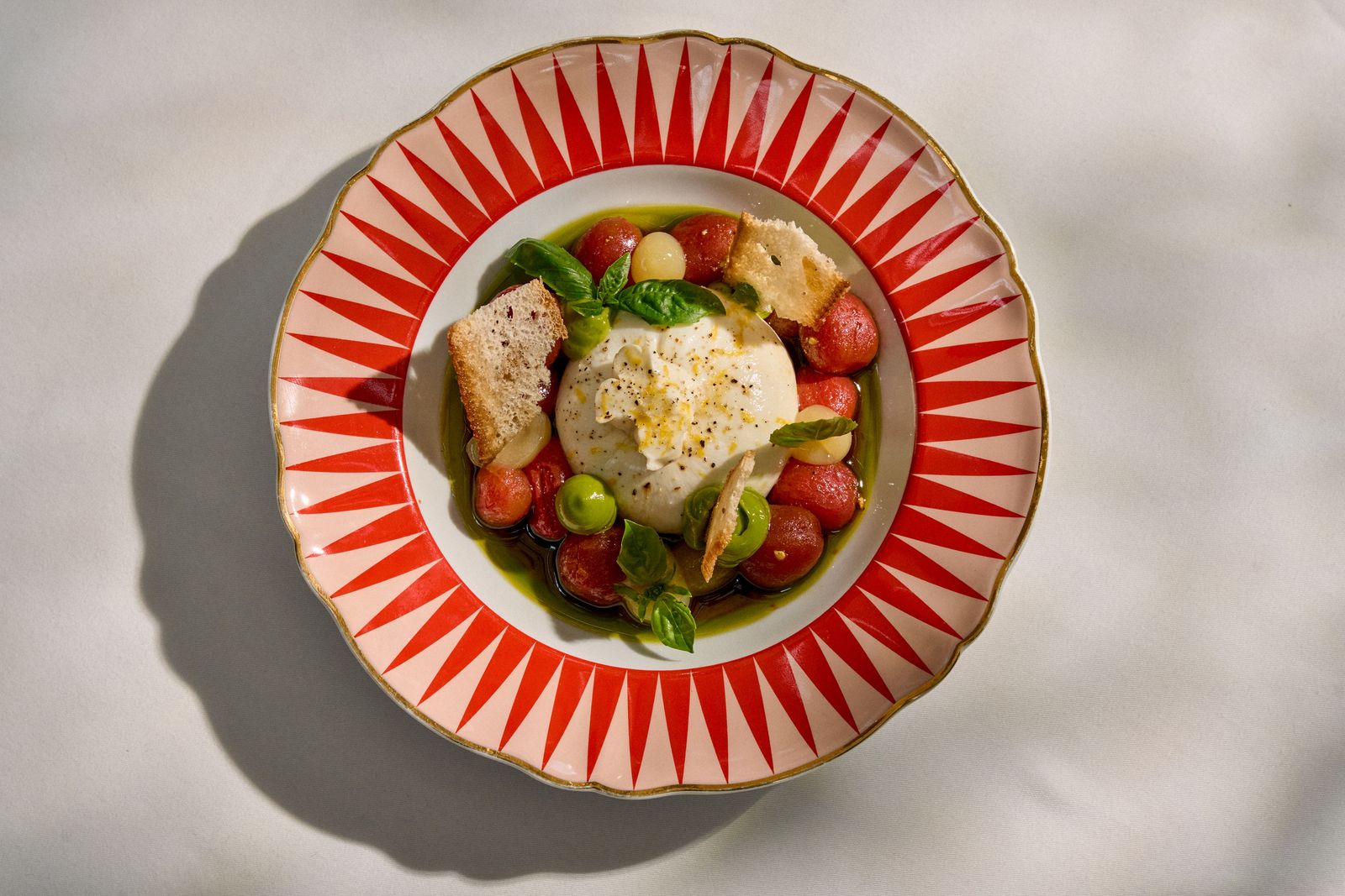 Tomato and mozzarella at ETNA