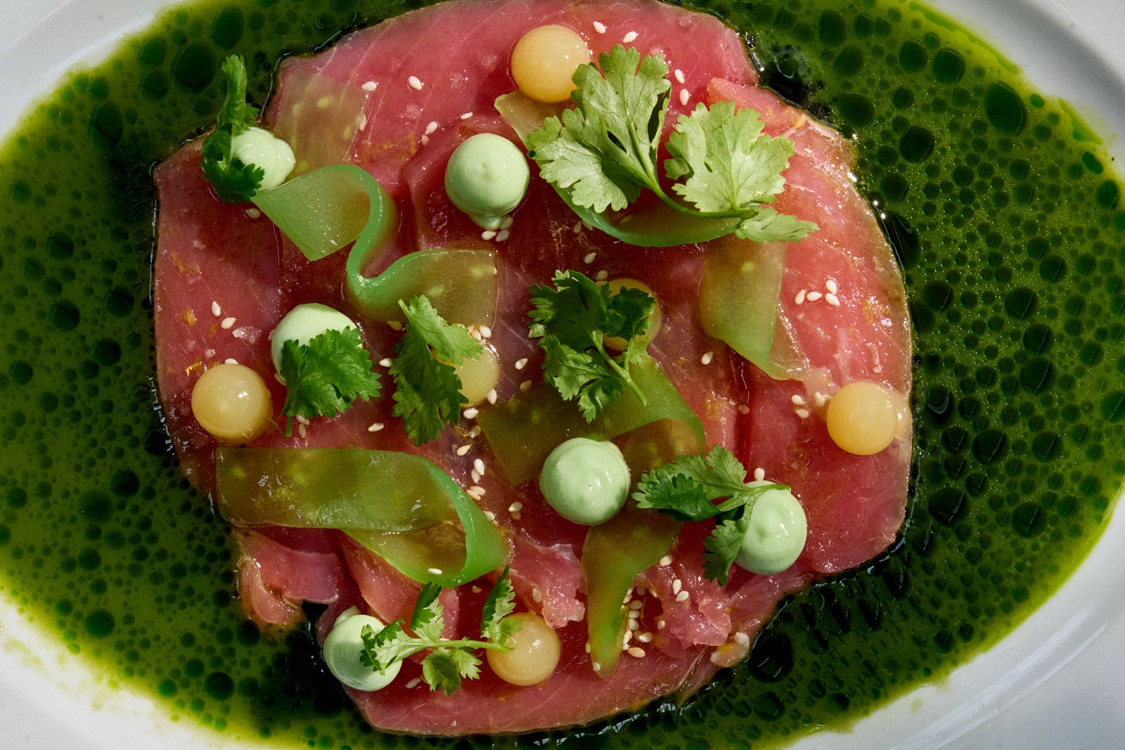 Tuna crudo at ETNA
