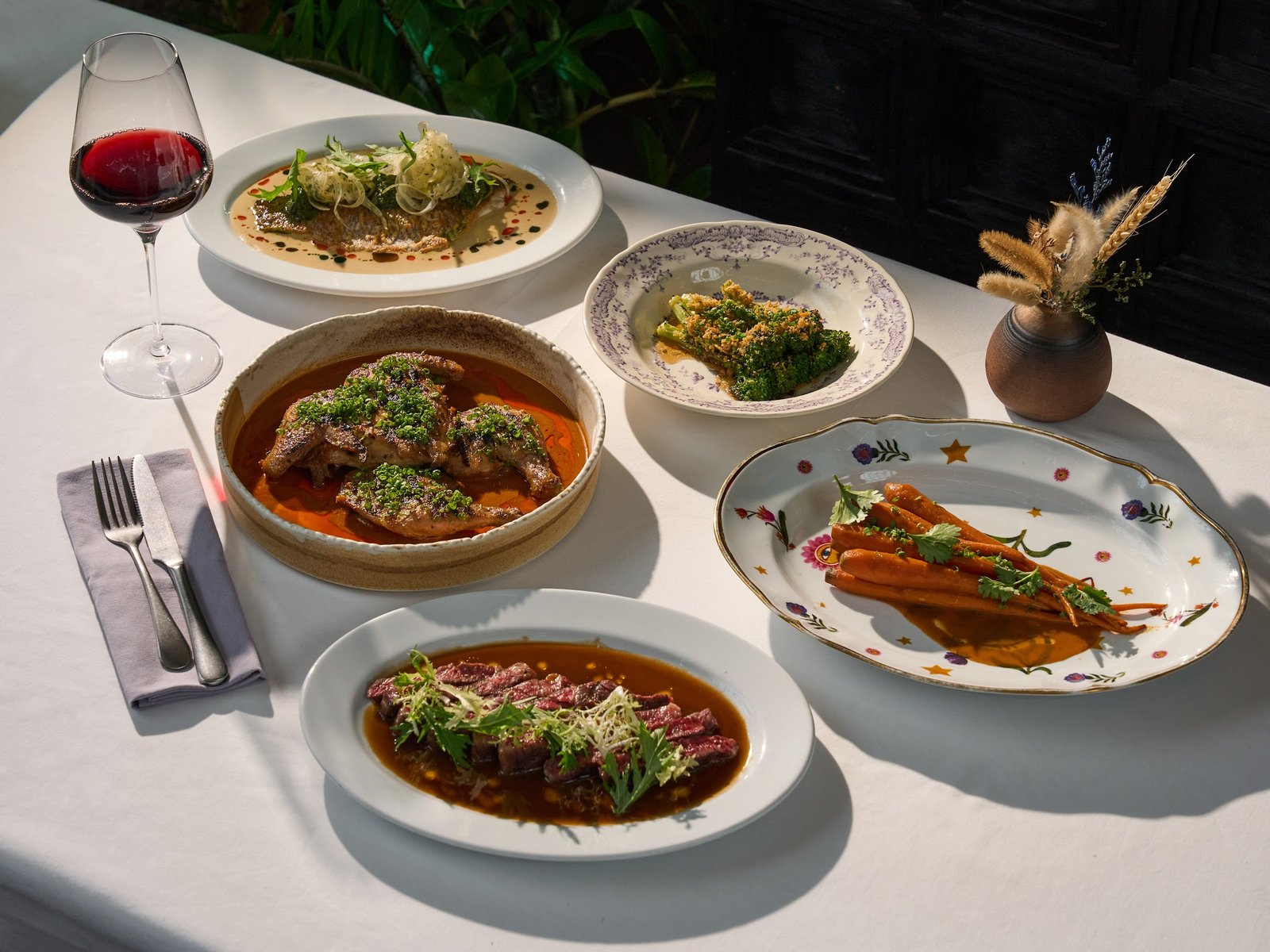 Main courses and sides at ETNA